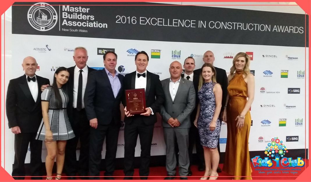 Kids Club Childcare win MBA Excellence in Construction Award