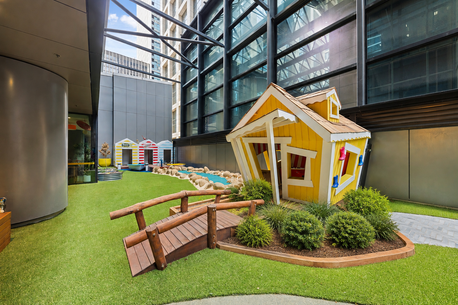 Column image Kids Club Collins St outdoor yard