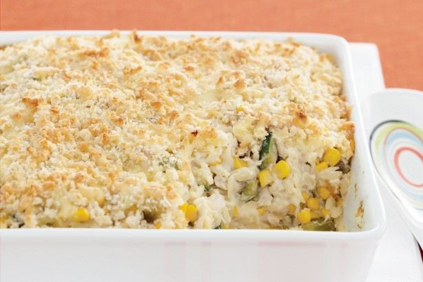 Chicken and Veggies Pasta Bake