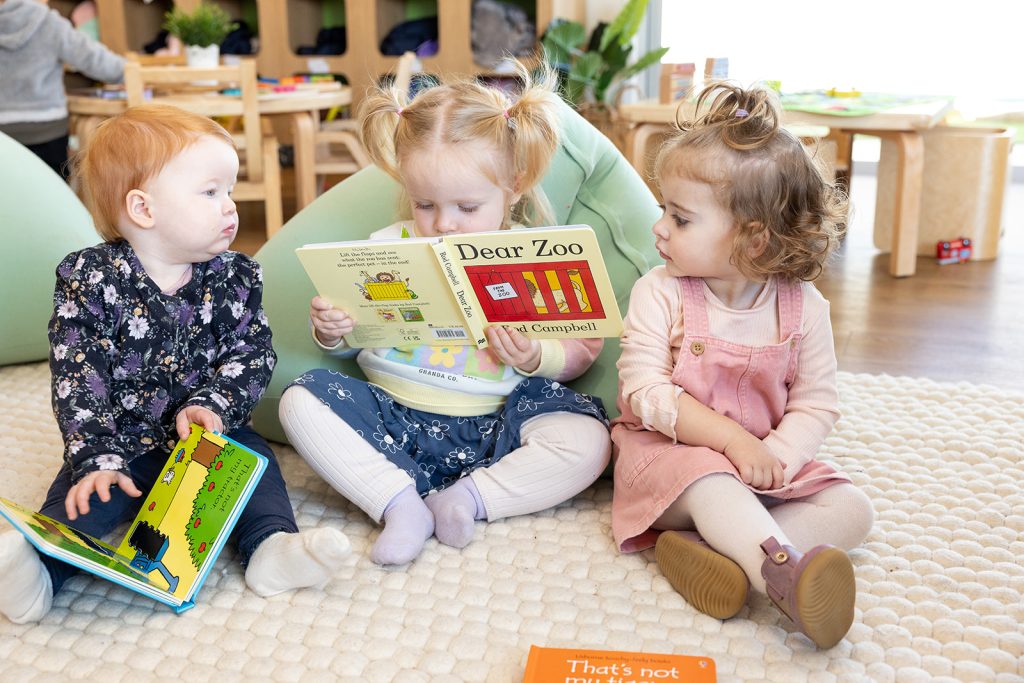 Kids Club Gosford | Infant Rainforest Room | Story Time and Reading | Premium Childcare