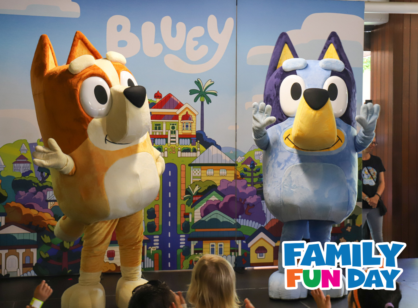 Kids Club Macquarie Park Family Fun Day with Live Interactive Experiences from Bluey and Bingo!