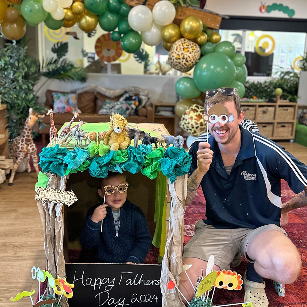 Kids Club Hamilton | Fathers Day Jungle Booth | Premium Childcare