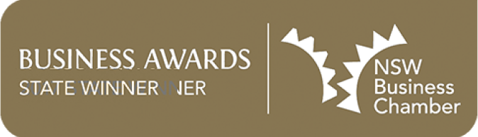 Logo image Nsw Business Chamber State Winner Business Awards 