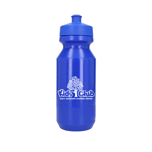 Column image Kids Club blue children’s water bottle for childcare